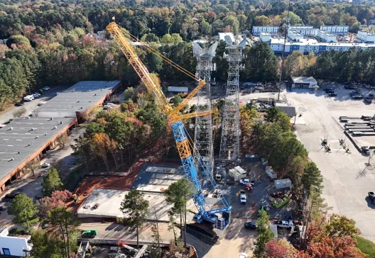 Vertical Construction Edge Data Center in Raleigh, North Carolina