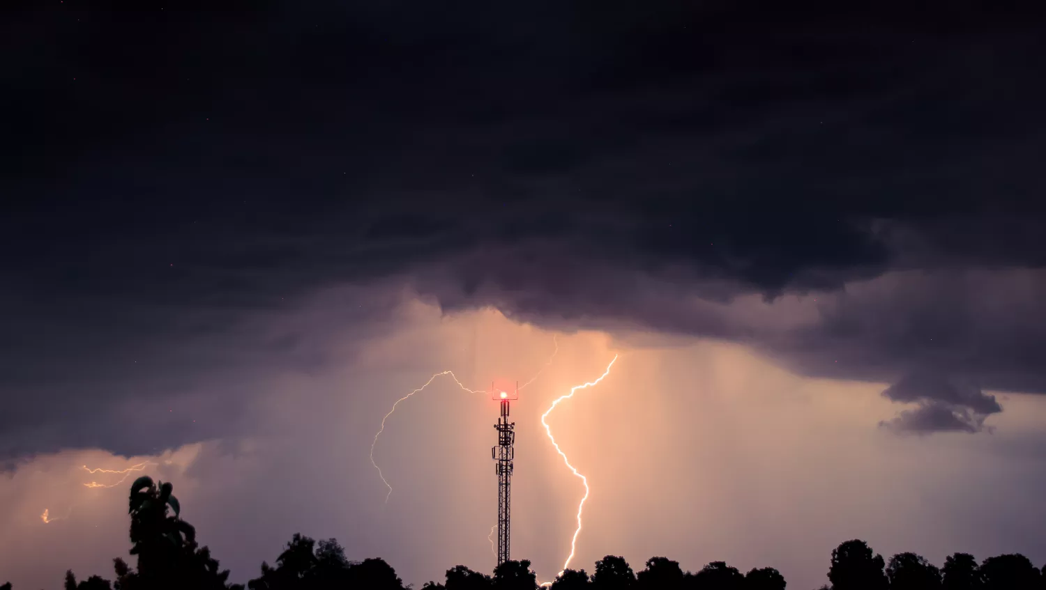 Tower and Lightening