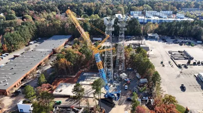 Vertical Construction Edge Data Center in Raleigh, North Carolina